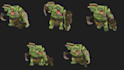create custom hytale minecraft, 3d models mc model with texture and animation