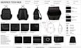 bag tech pack designer soft goods backpack tech pack duffel bag golf bag  design