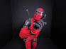 create a funny tiktok or youtube short in a deadpool costume