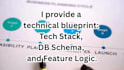 create a technical product roadmap and mvp architecture