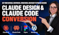 claude design conversion claude code figma react claude design to wordpress