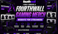 create a fourthwall gaming merch website for streamers and content creator