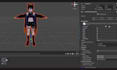 design female 3d vtuber model with 3d vtuber rigging vrm avatar, vrchat, live2d