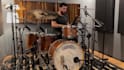record professional live acoustic drum tracks for your song multitrack