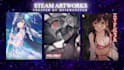 make animated design steam artwork for your steam