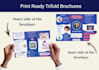 design informative and attractive product flyers and brochures