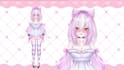 custom live2d vtuber avatar, character design, face tracking and rigging