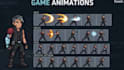 create pixel art animation pixel art sprite sheet 2d pixel art pixel character