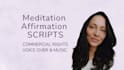 write affirmation meditation scripts, and record voice overs