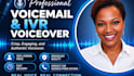 record voicemail greeting with american black female voice