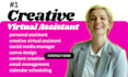 creative social media virtual assistant, personal assistant executive assistant