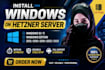 install windows on hetzner vps and dedicated servers