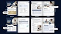 design an interactive fillable PDF workbook and course guide for coaches