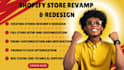 do shopify store redesign, revamp and design