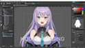 design live2d anime vtuber model, rig vtuber model in live2d anime style