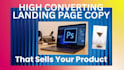 write website content, landing page and about us page