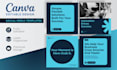 editable canva templates and complete brand kit