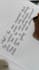 handwrite notes and letters