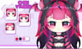 draw cute chibi vtuber anime character model, live2d vtuber chibi avatar emotes