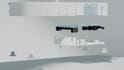 create 3d animation for transparent oled and hologram showcase screen