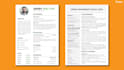 do professional CV or resume design in three hours