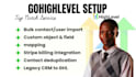 gohighlevel CRM migration bulk user imports stripe billing custom object mapping