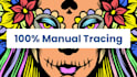 manually redraw, vectorize, trace, fix blurry image to high resolution