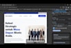 develop a professional business landing page using tailwind CSS