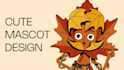 design a cute custom vector mascot character