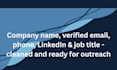 do targeted b2b lead generation, lead prospecting and email list building