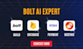 convert bolt new code into functional web app using firebase