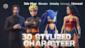 create a custom 3d character model