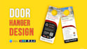 design a professional door hanger for your business