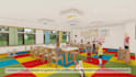 create realistic 3d virtual school, virtual home, art gallery for spatial io