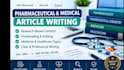 write and review pharmaceutical and medical articles