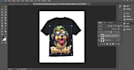 do a realistic t shirt mock up