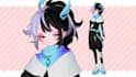 design and rig pro live2d vtuber model, live 2d vtuber model, vtuber model