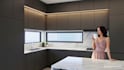 design your kitchen interior, including a floor plan and photorealistic r