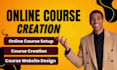 create online course, course content, script, course presentation, course upload