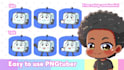 create a cute anime chibi pngtuber or giftuber for streamers