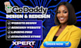 godaddy website design godaddy website redesign develop godaddy website design