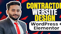 build a website for contractors, construction, and roofing companies