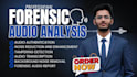 do forensic audio editing, cleanup, voice detection, noise removal, and analysis