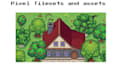create custom pixel art tileset, tilemap, top down, rpg, platformer, adventure