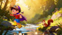 create a fun 2d children book trailer animation