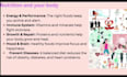 create a professional nutrition and health presentation