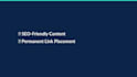 do guest posting and high quality link building