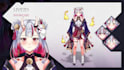 design and rigging your live2d vtuber anime model