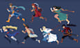 do pixel art character design sprite sheet pixel animation 8bit pixel game art