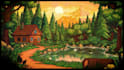 create stunning retro 8 bit 16 bit pixel art backgrounds for games